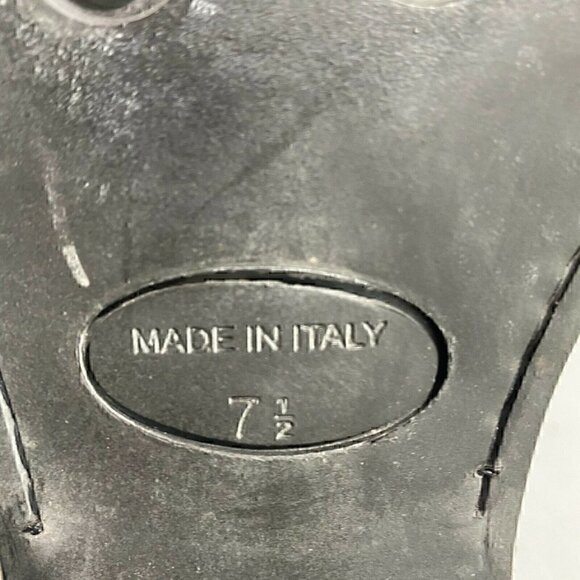 Mario Fagni Mens Brown Leather Round Toe Lace Up Oxford Dress Shoes Size 7.5 - Picture 9 of 9